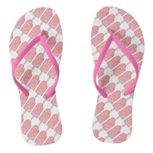 Strawberry Shortcake Ice Cream Popsicle Flip Flops