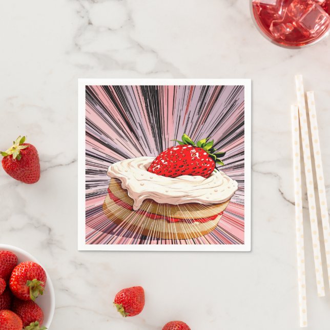Strawberry Shortcake Nostalgia Napkin (Insitu)