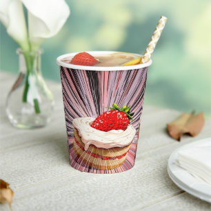 Strawberry Shortcake Nostalgia Paper Cups