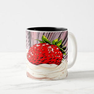 Strawberry Shortcake Nostalgia Two-Tone Coffee Mug