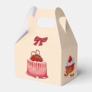 Strawberry shortcake packaging. favor box