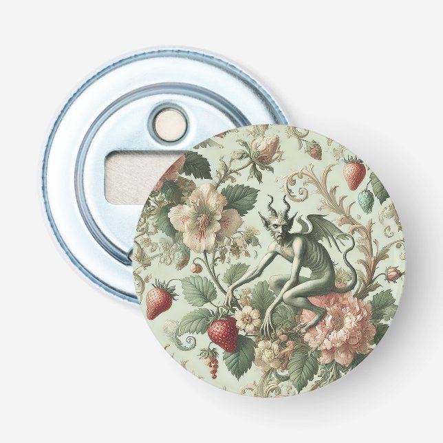 Strawberry Sins – Gothic Baroque Bottle Opener (Front)