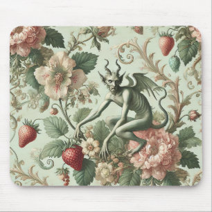 Strawberry Sins – Gothic Victorian Mouse Pad