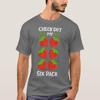 Strawberry Six Pack Workout T-Shirt