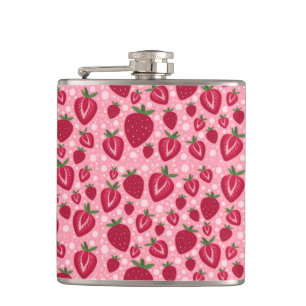 Strawberry Soda Flask