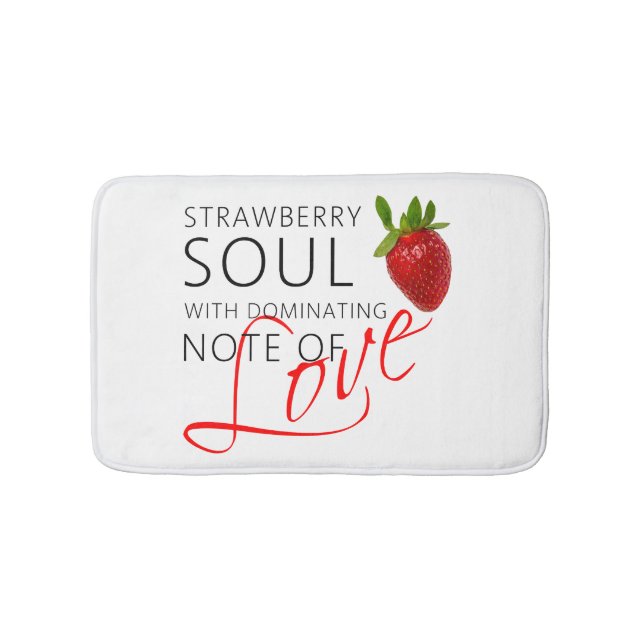 Strawberry Soul Bath Mat (Front)