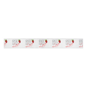 Strawberry Soul Grosgrain Ribbon