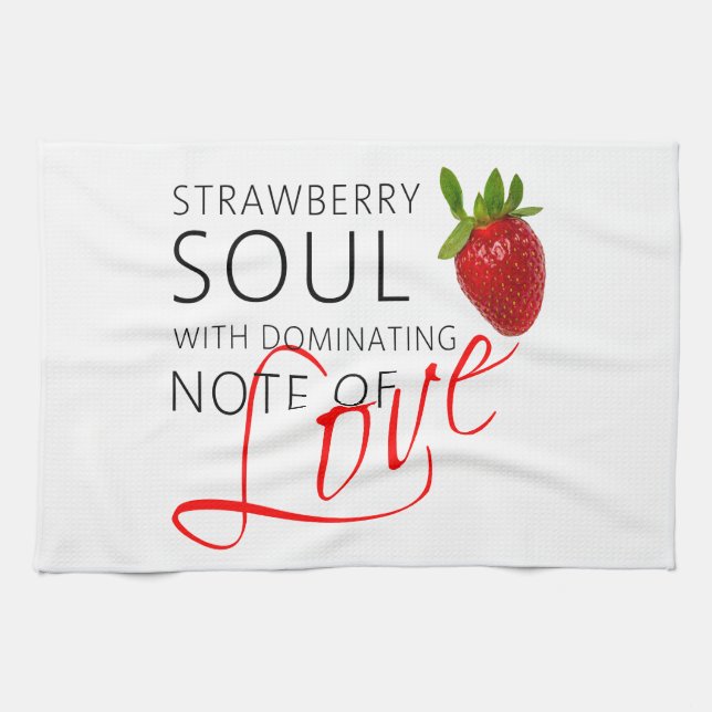 Strawberry Soul Kitchen Towel (Horizontal)
