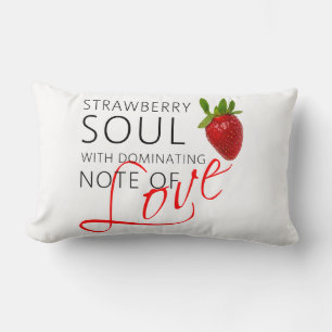 Strawberry Soul Lumbar Pillow