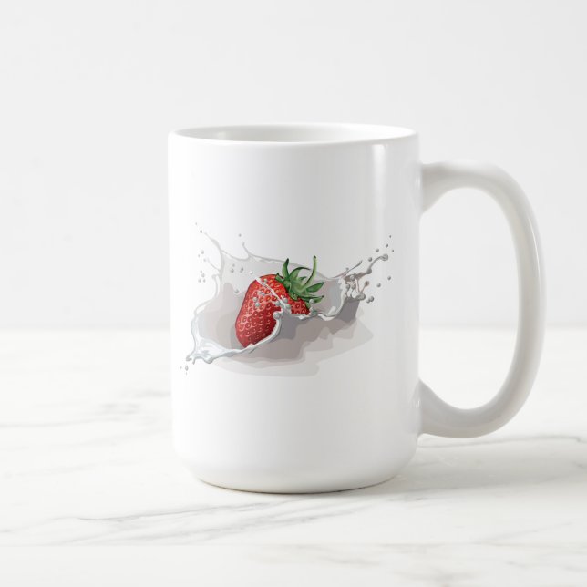 Strawberry Splash Coffee Mug (Right)