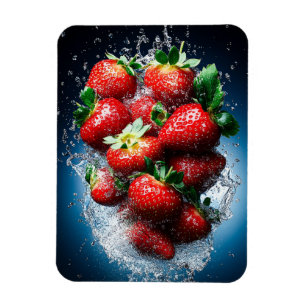 Strawberry Splash Magnet