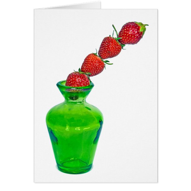 Strawberry Stack in Vase Birthday (Front)