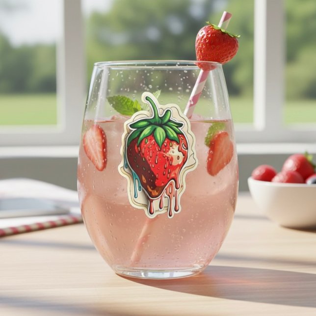 Strawberry Stemless Wine Glass (Creator Uploaded)