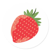 Strawberry stickers