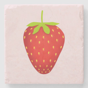 Strawberry Stone Coaster
