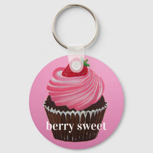 Strawberry Sugar Keychain