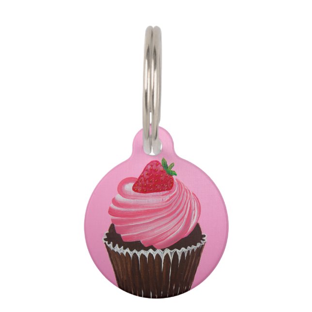 Strawberry Sugar Pet Tag (Front)