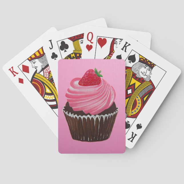 Strawberry Sugar Playing Cards (Back)