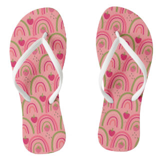 Strawberry Summer Fun  Flip Flops