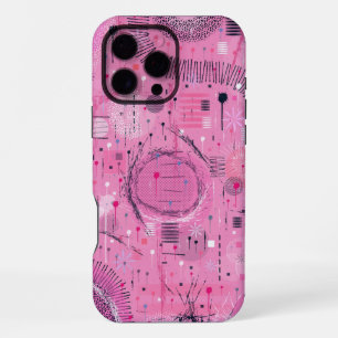 Strawberry Sundae Abstract Art  iPhone 16 Pro Max Case