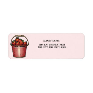 Strawberry Sweet Bucket Baby Shower
