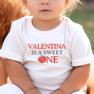 Strawberry Sweet One Berry First 1st Birthday Toddler T-shirt