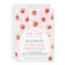 Strawberry Sweet Summer Rustic Baby Girl Shower  