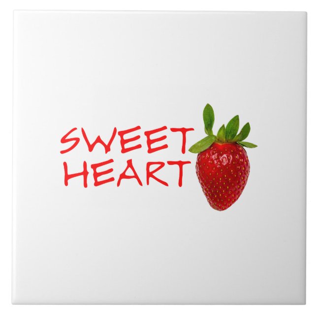 Strawberry Sweetheart Tile (Front)