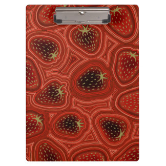 Strawberry swirl Spiral Clipboard