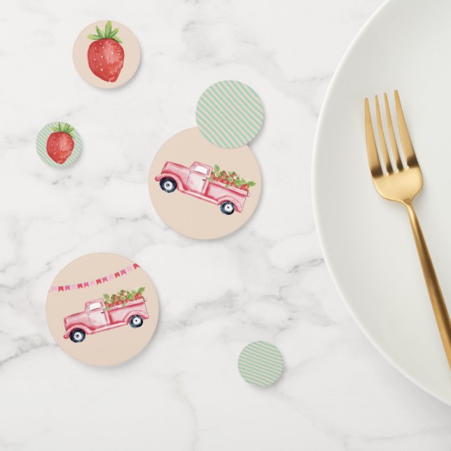 Strawberry Table Confetti (Group)