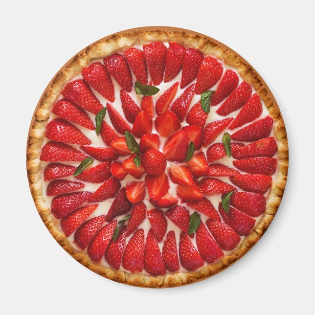Strawberry Tart Magnet (Front)