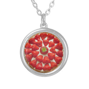 Strawberry Tart Necklace