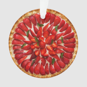 Strawberry Tart Ornament