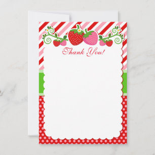 Strawberry Thank You Notes