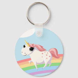 Strawberry the Unicorn Keychain