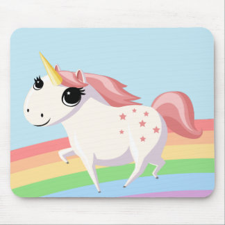 Strawberry the Unicorn Mouse Pad