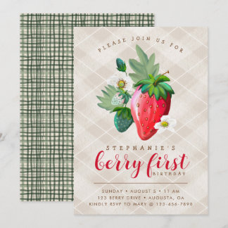 Strawberry Theme, First Birthday, Kids Birthday