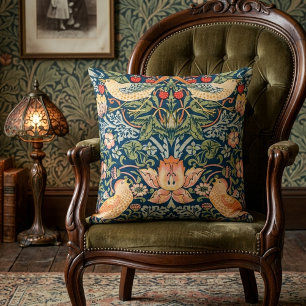 Strawberry Thief Artistic William Morris Pillow