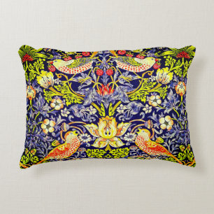 Strawberry Thief Birds William Morris Accent Pillow