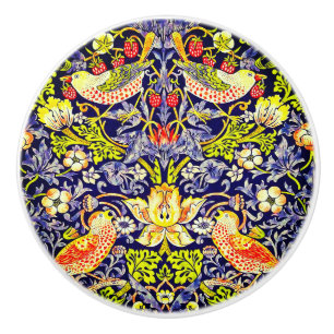 Strawberry Thief Birds William Morris Ceramic Knob