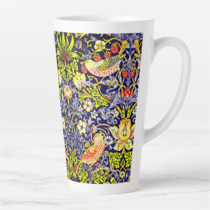 Strawberry Thief Birds William Morris Latte Mug