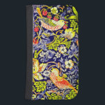 Strawberry Thief Birds William Morris Samsung S4 Wallet Case<br><div class="desc">Samsung Galaxy Wallet Case featuring William Morris’ textile design Strawberry Thief (1883). Four colourful birds steal strawberries amidst a vibrant flower background. A wonderful gift for animal lovers and Victorian art enthusiasts.</div>