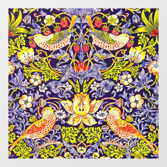 Strawberry Thief Birds William Morris Window Cling (Sheet)