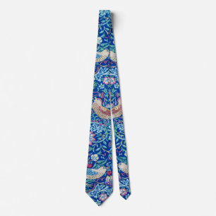 Strawberry Thief Blue, William Morris Cravate