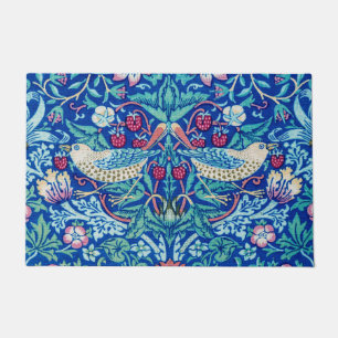 Strawberry Thief Blue, William Morris Doormat