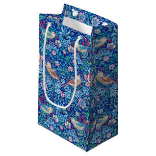 Strawberry Thief Blue, William Morris Small Gift Bag