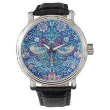 Strawberry Thief Blue, William Morris Watch