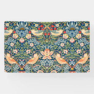 Strawberry Thief (by William Morris) Banner