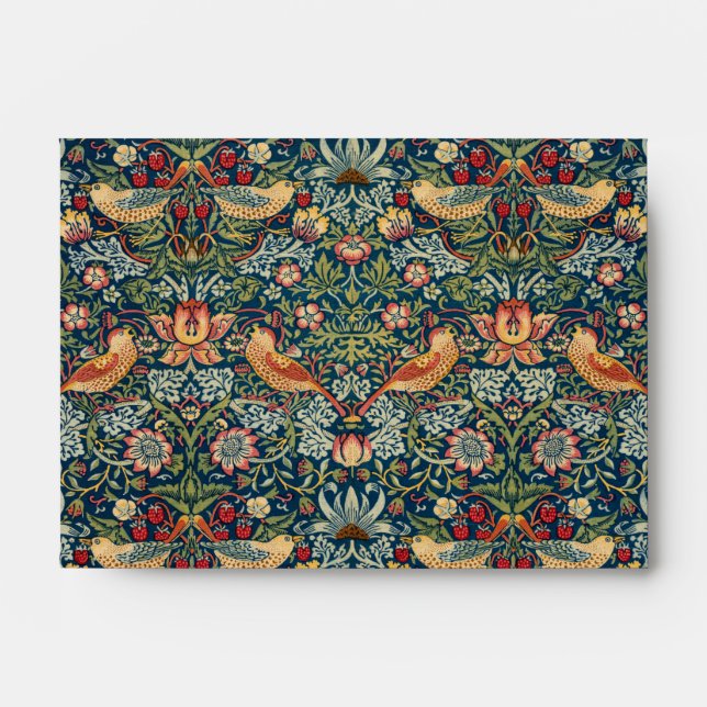 Strawberry Thief by William Morris Envelope (Front)