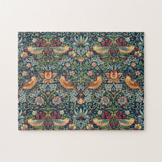 Strawberry Thief by William Morris Jigsaw Puzzle (Horizontal)